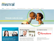Tablet Screenshot of grupomistral.com